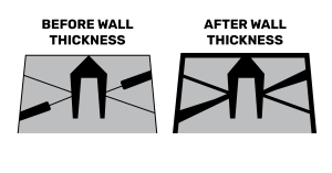 casting wall thickness